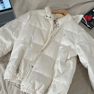 y2k old navy puffer jacket North Face inspired